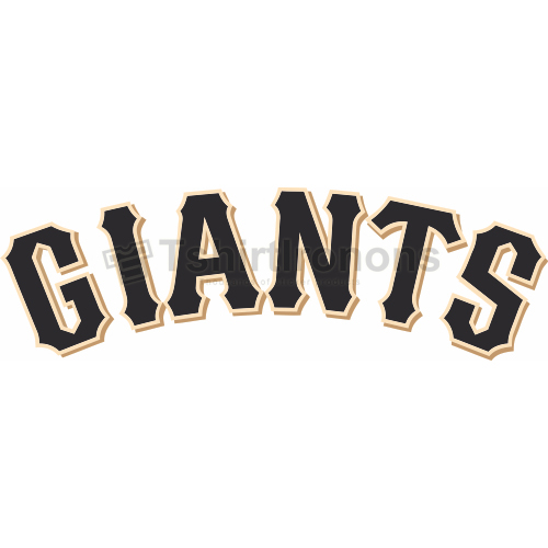 San Francisco Giants T-shirts Iron On Transfers N1903